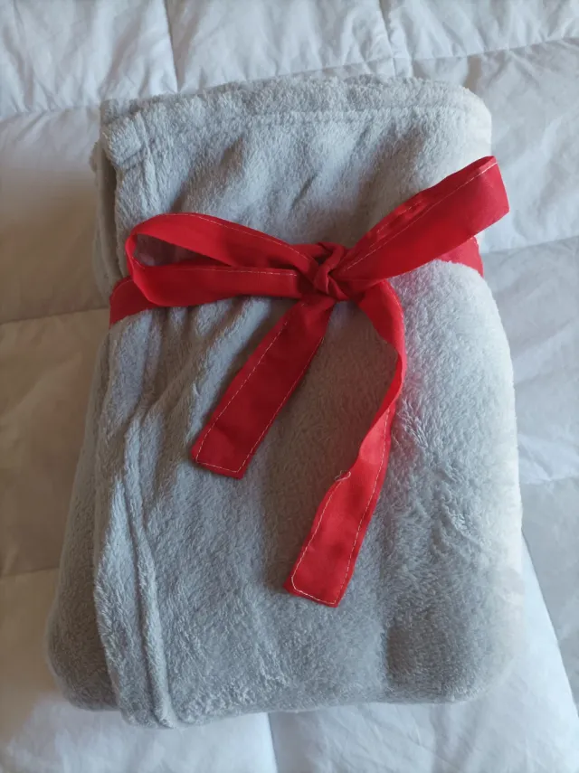 Coperta matrimoniale Passion grigio