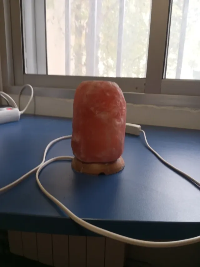 Lámpara de sal natural