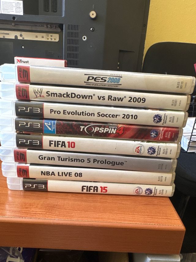 Pacchetto 7 Giochi PS3: PES, FIFA, NBA, Gran Turismo