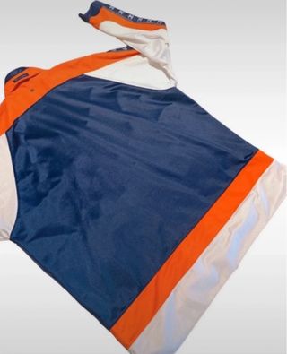 Giacca Champion vintage blu arancio taglia L