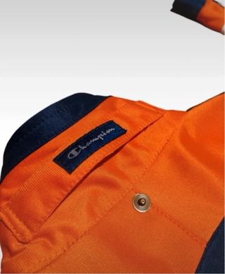 Giacca Champion vintage blu arancio taglia L