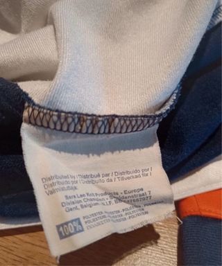 Giacca Champion vintage blu arancio taglia L