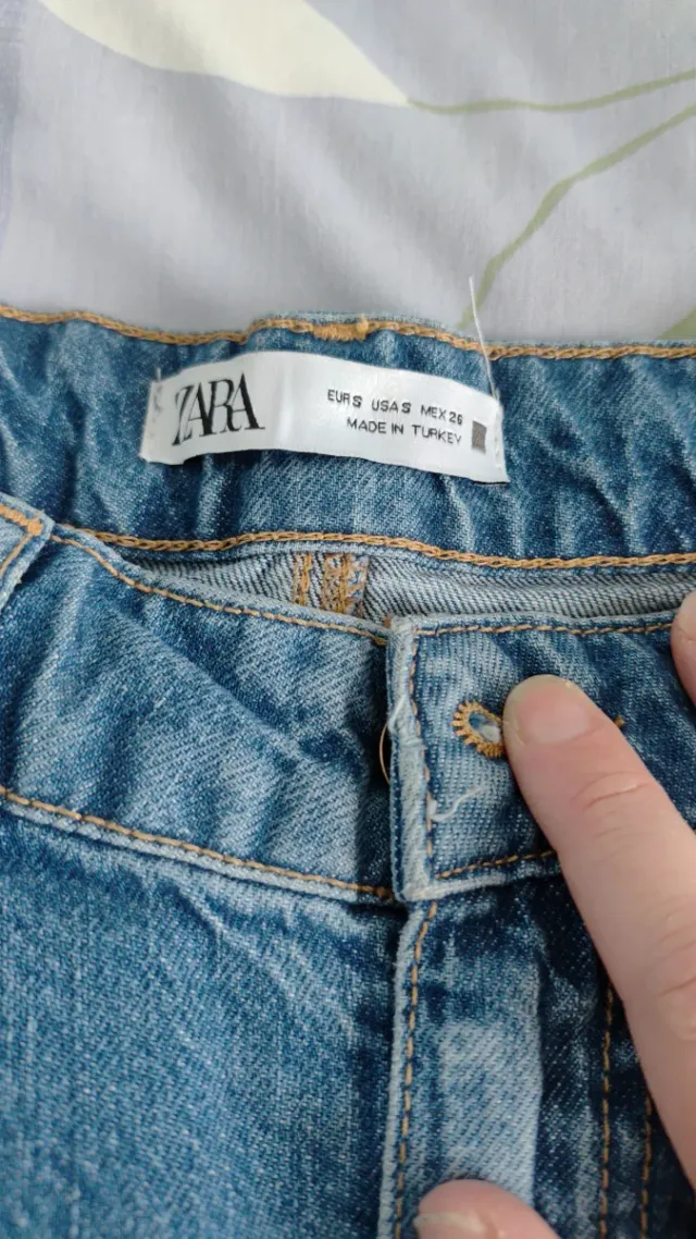 Falda vaquera larga Zara