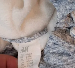 Saco para silla de bebé gris. 4-6 meses h&m