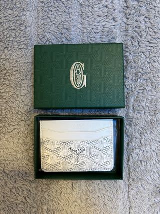 Portacarte Goyard Bianco