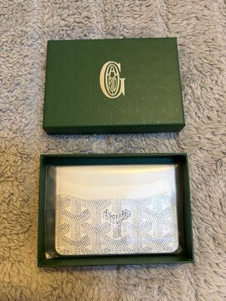Portacarte Goyard Bianco