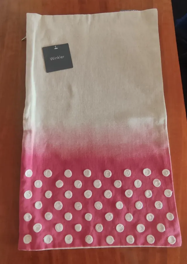Funda Cojín Winkler Beige y Rosa