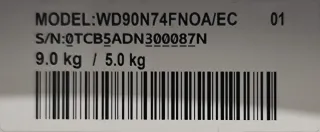 Cableado Lavadora Secadora Samsung