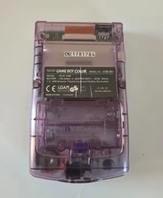 Nintendo Game Boy Color Morado Transparente