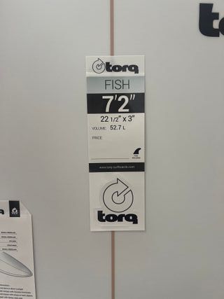 Tabla Surf TORQ Fish 7'2 Nueva