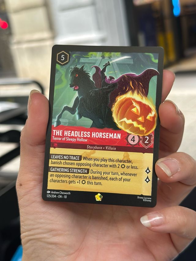 Carta Disney Lorcana: El Jinete sin Cabeza