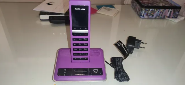 Teléfono Inalámbrico con Contestador y altavoces