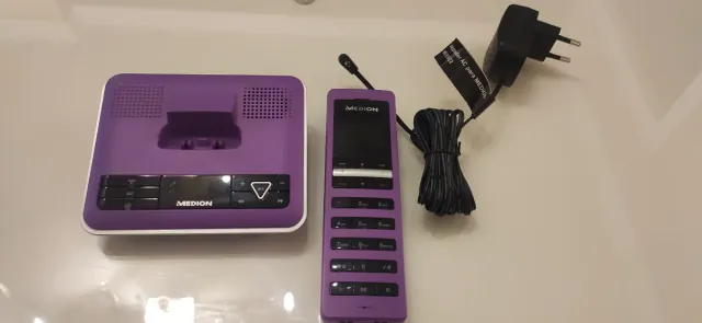Teléfono Inalámbrico con Contestador y altavoces
