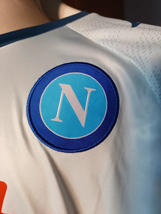 Maglia Calcio Napoli Bianco Perla XXL