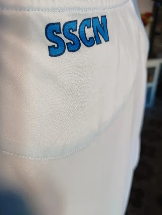 Maglia Calcio Napoli Bianco Perla XXL