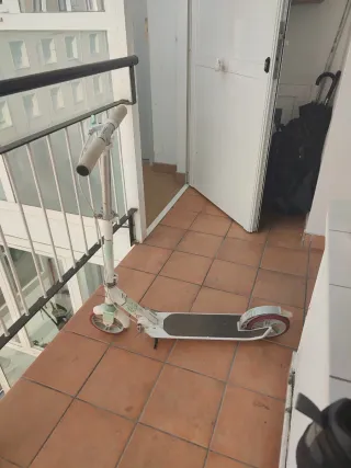 Patinete infantil blanco y morado