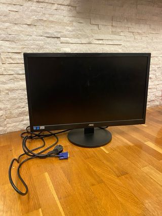 Pantalla de ordenador AOC Negra