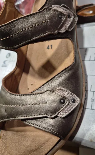 Sandalias Mephisto Mujer Talla 40 Marrón