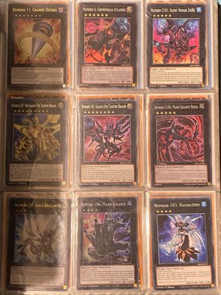 Lotto 17 Mostri YuGiOh Numeri ITA