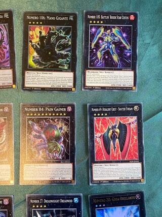 Lotto 17 Mostri YuGiOh Numeri ITA