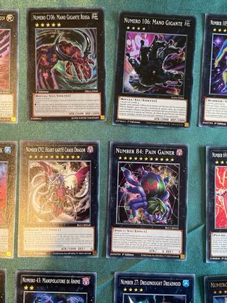 Lotto 17 Mostri YuGiOh Numeri ITA