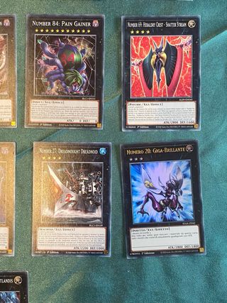 Lotto 17 Mostri YuGiOh Numeri ITA