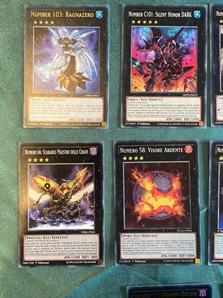 Lotto 17 Mostri YuGiOh Numeri ITA