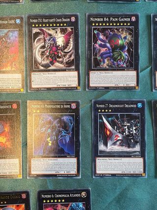 Lotto 17 Mostri YuGiOh Numeri ITA