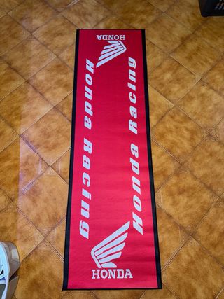 Alfombra moto Honda Racing Roja