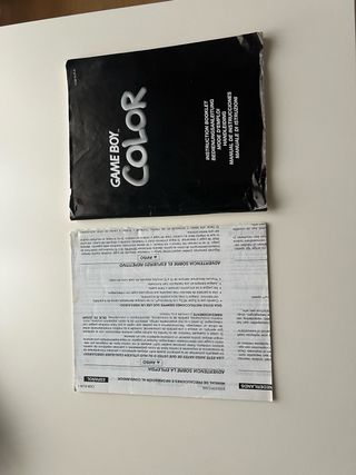 Nintendo GameBoy Color Caja Original y juegos