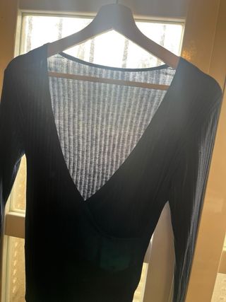 Body cruzado escotado azul marino 36/38