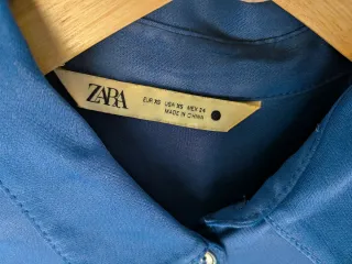 Camisa Zara Azul