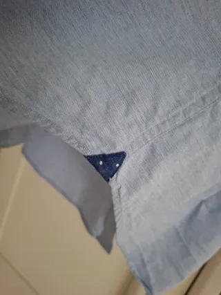 Camisa azul Massimo Dutti hombre