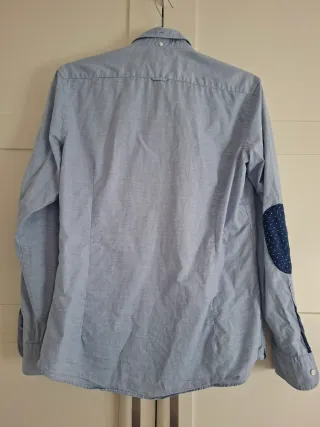 Camisa azul Massimo Dutti hombre