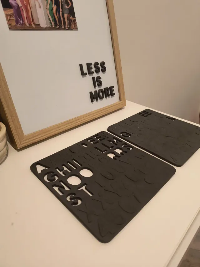 Quadro magnetico con lettere (Muy Mucho)