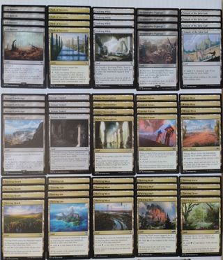 60 Special Lands Mixed Magic the Gathering