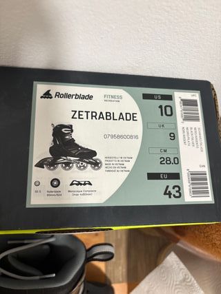 Patines en línea Rollerblade Zetrablade Talla 43