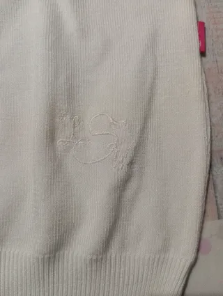 Maglioncino bianco bambina taglia 9-10 anni (134)