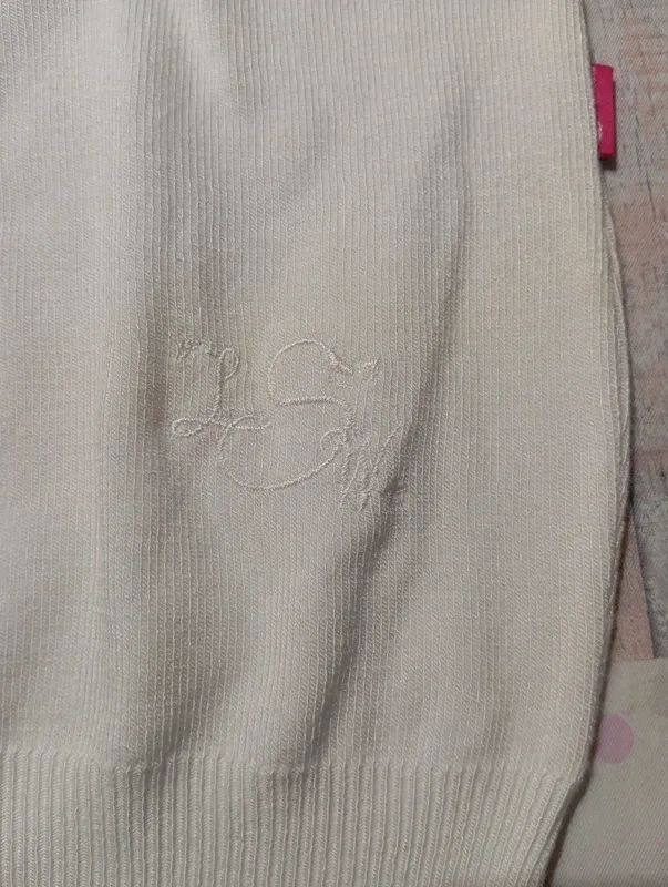 Maglioncino bianco bambina taglia 9-10 anni (134)