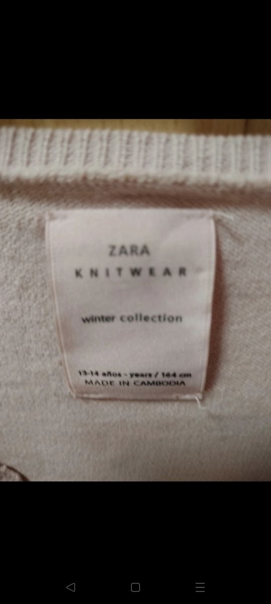 Cárdigan/Rebeca niña 13-14 años