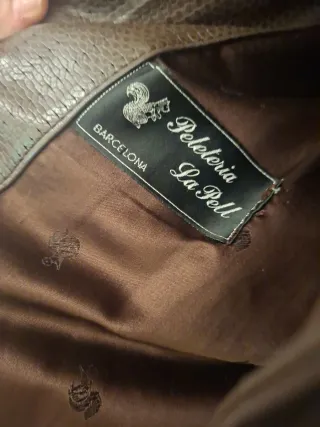 Chaqueta Vintage Piel Marrón