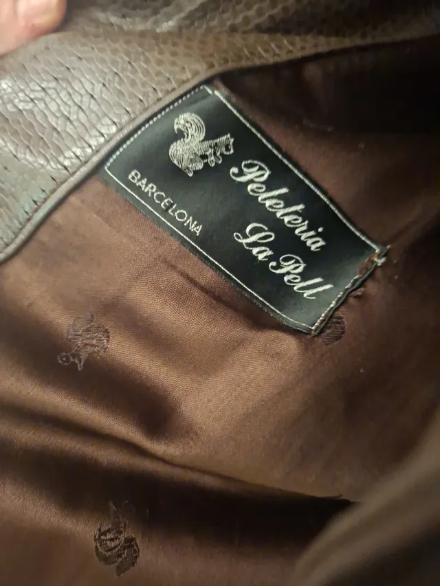 Chaqueta Vintage Piel Marrón