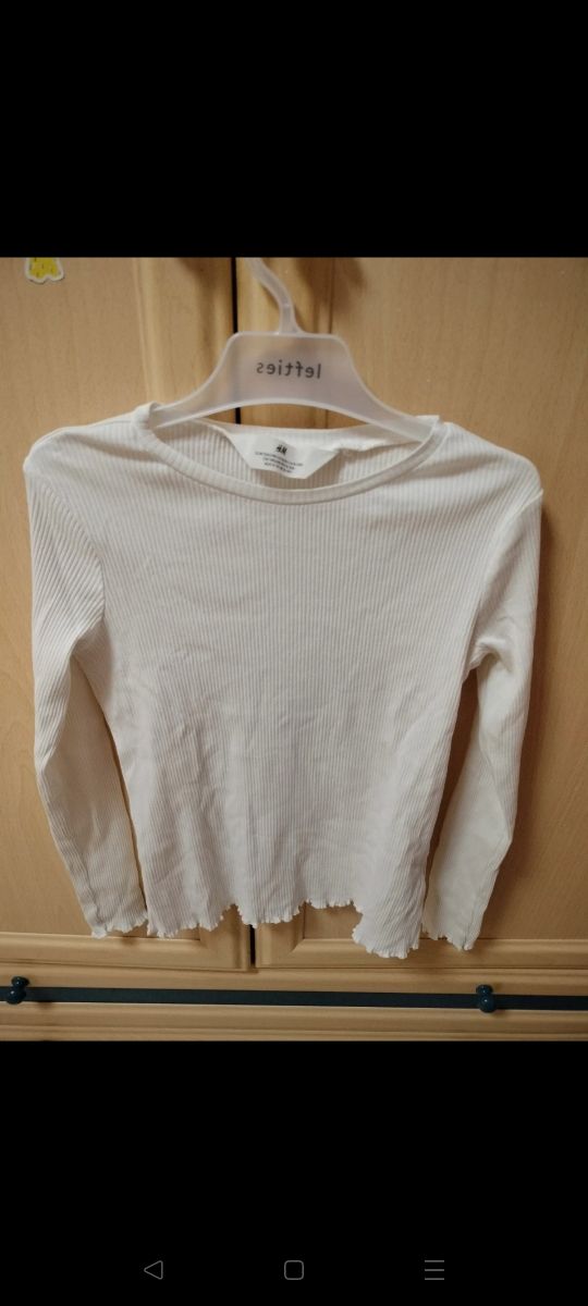 Camiseta manga larga niña H&M