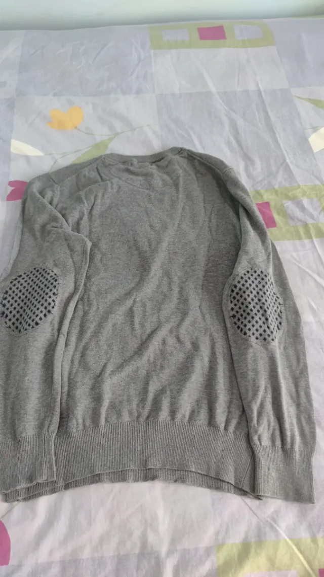 Jersey Blue Coast Hombre Gris con coderas