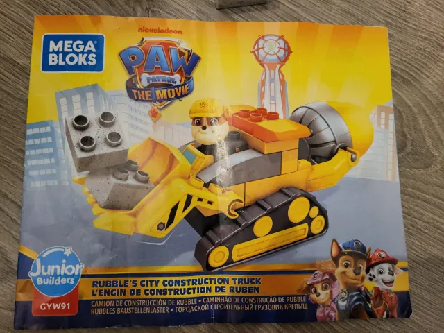 Camión Construcción Rubble Mega Bloks Paw Patrol
