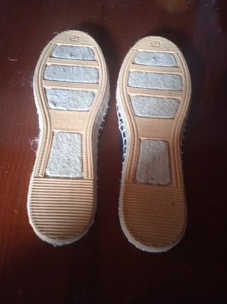 Zapatillas de esparto negras
