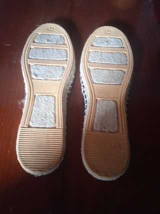 Zapatillas de esparto negras