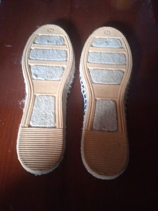 Zapatillas de esparto negras