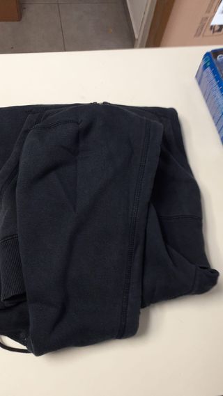 Sudadera Nike Mujer Cremallera Gris y Negra