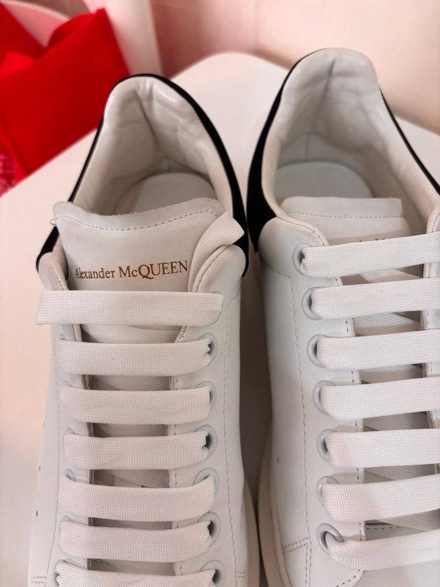 Alexander McQueen Zapatillas Blancas Negras